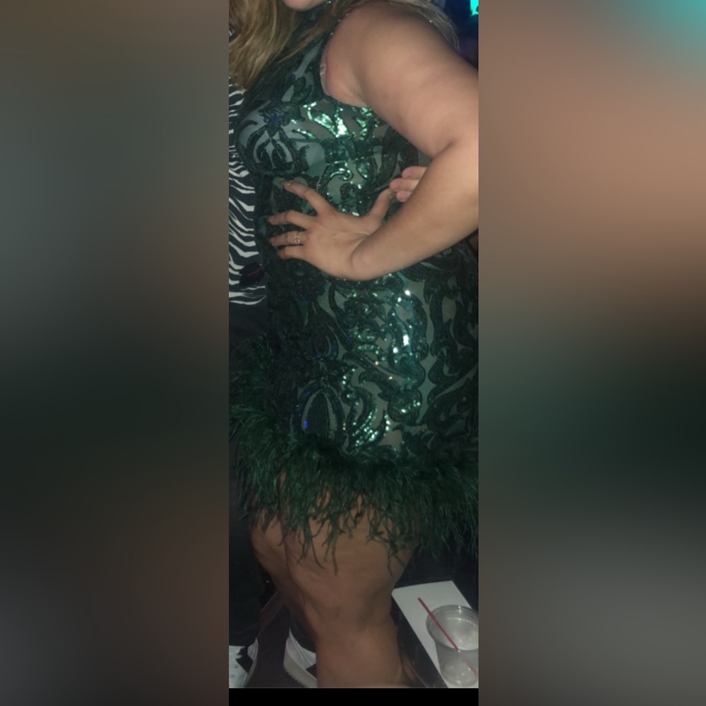 Green Sequin Dress